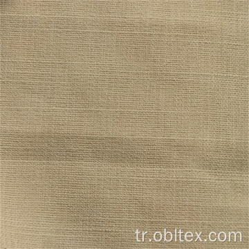 OBL22-C-063 Elbise için polyester taklit keten